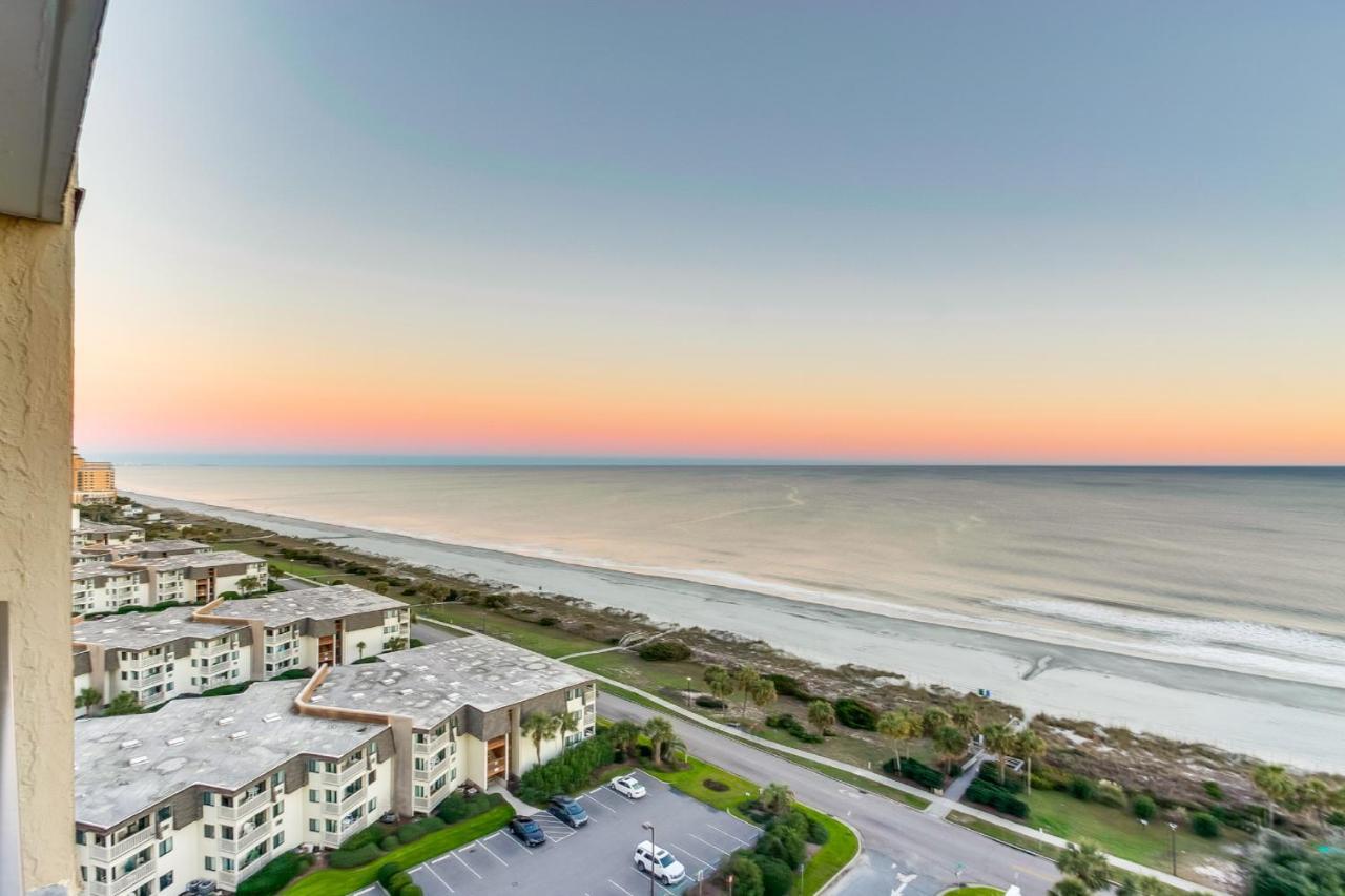 Scenic Views From The Balcony At Ocean Forest Plaza Condos Myrtle Beach Exterior photo