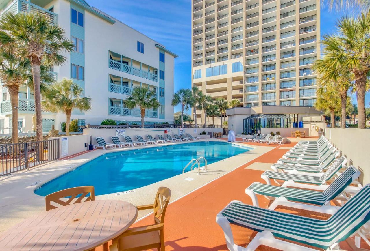 Scenic Views From The Balcony At Ocean Forest Plaza Condos Myrtle Beach Exterior photo